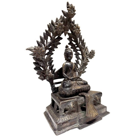 Museumwaardig Antiek Himalayabrons (Koninkrijk Mustang / Lo), 15e–17e Eeuw