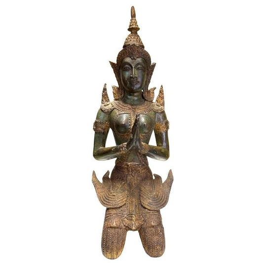 Thaise bronzen tempelwachters als antieke beschermfiguren uit de 19e eeuw