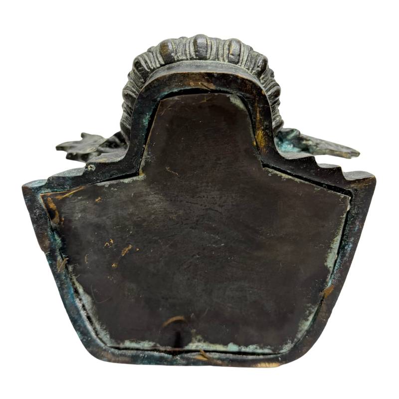 Religieus bodhisattva-beeld uit China in brons