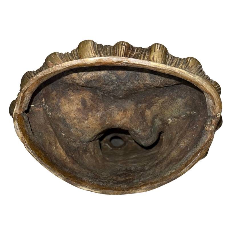 Antiek bronzen boeddhabeeld uit de Himalaya traditie