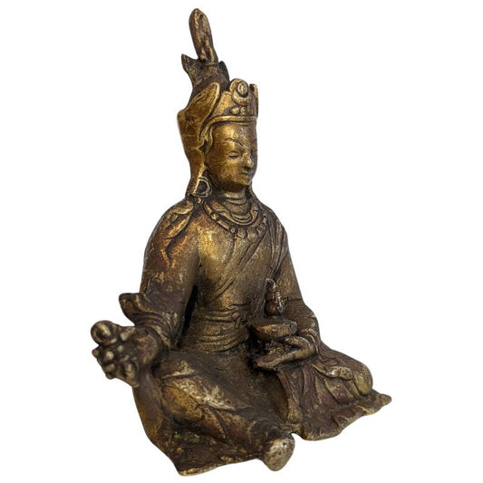 Guru Rinpoche in Tibetaans brons