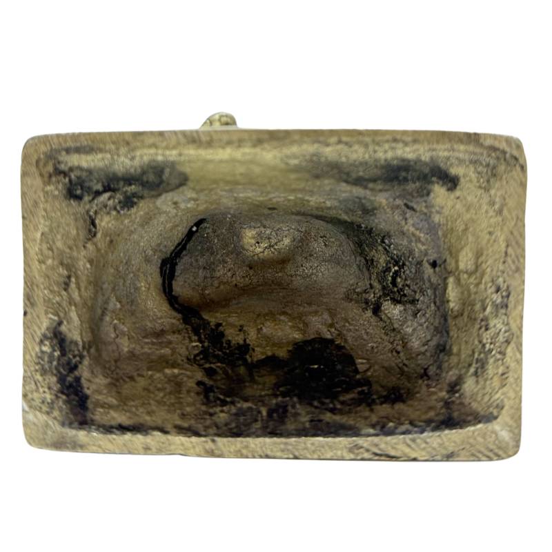 Bronzen beeld van Lakshmi de hindoe godin van geluk en rijkdom