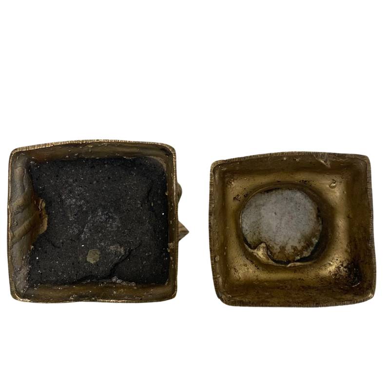 Naga boeddha messing Zuidoost-Azië stijl