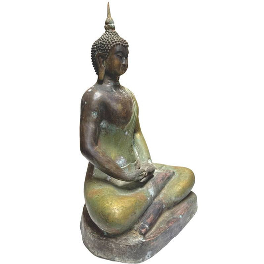 Vroeg Ming Chinees boeddhabeeld in brons