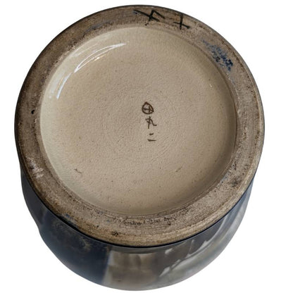 Set van drie Japanse Satsuma vazen Meiji periode decoratief keramiek