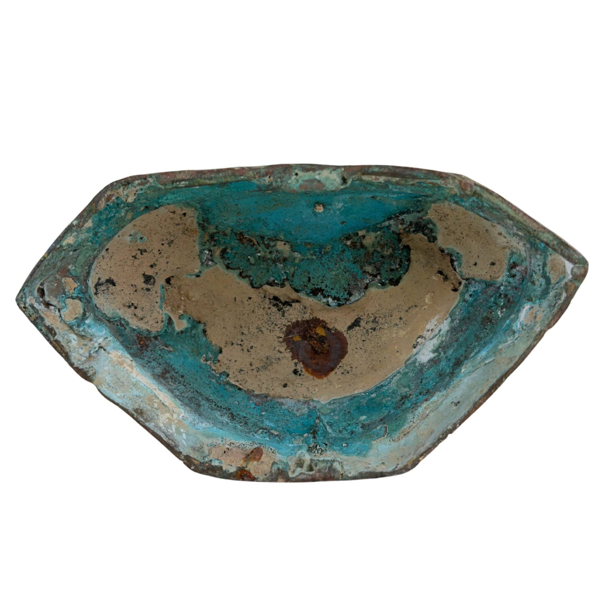 Thais bronzen Boeddhabeeld in bhumisparsha, Ayutthaya-stijl – opname 9