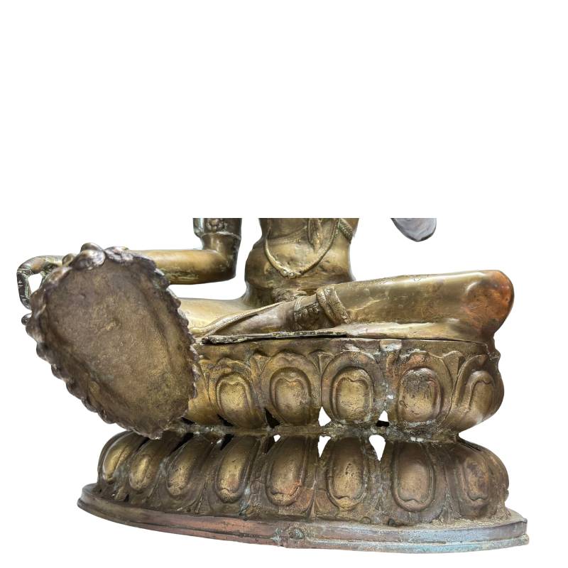 Antiek Tibetaans Tara beeld in vuurverguld brons – lot 463