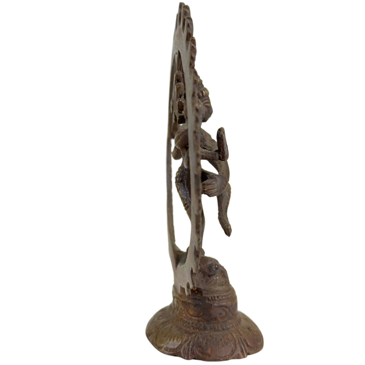 Set van drie bronzen Shiva Nataraja beelden uit India – opname 11