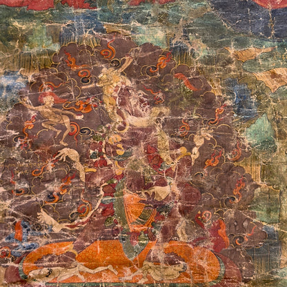 Monumentale Tibetaanse Sakya lineage thangka met Hevajra – opname 13
