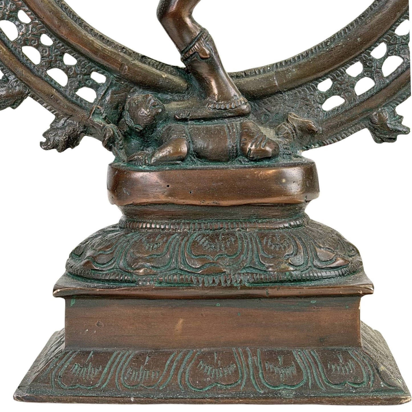 35 cm Antiek Bronzen Shiva Nataraja Beeld | 4 kg Loodzwaar Brons | India