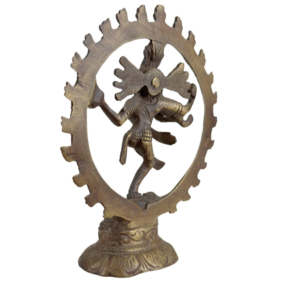 Set van drie bronzen Shiva Nataraja beelden uit India – opname 14