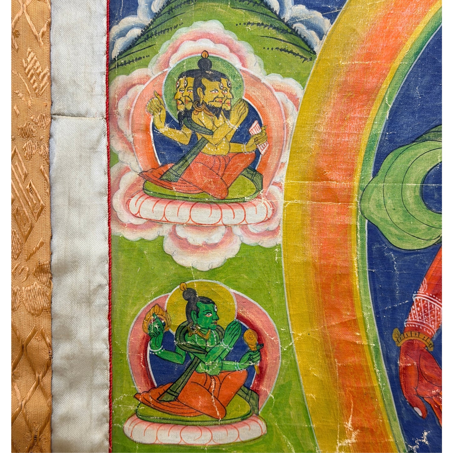 19e-eeuwse thangka van Rakta Tara uit Nepal