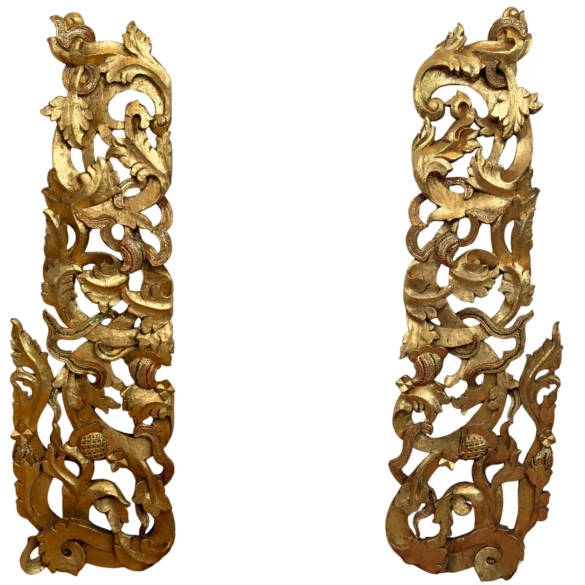 Monumentaal Birmaans tempelfronton ensemble in Mandalay-stijl – opname 5