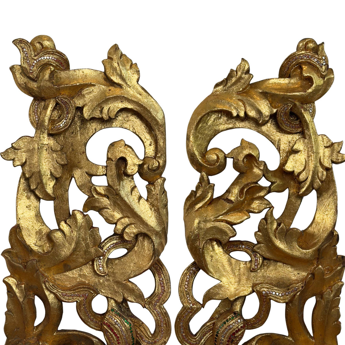 Monumentaal Birmaans tempelfronton ensemble in Mandalay-stijl – opname 7