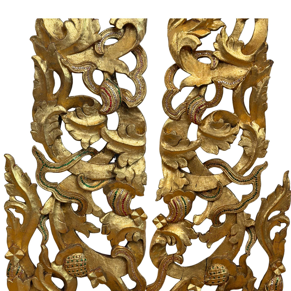 Monumentaal Birmaans tempelfronton ensemble in Mandalay-stijl – opname 9