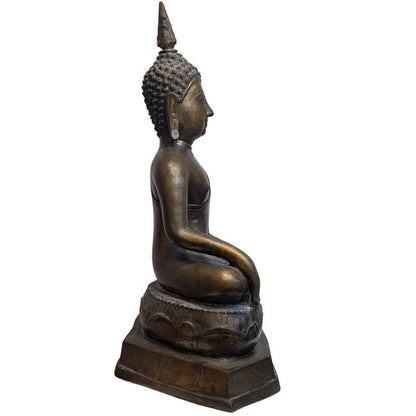19e-eeuws bronzen Boeddhabeeld
