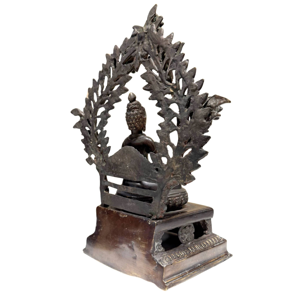 Historisch bronzen beeld uit Mustang
