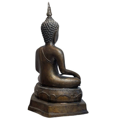 Antiek bronzen Boeddha beeld
