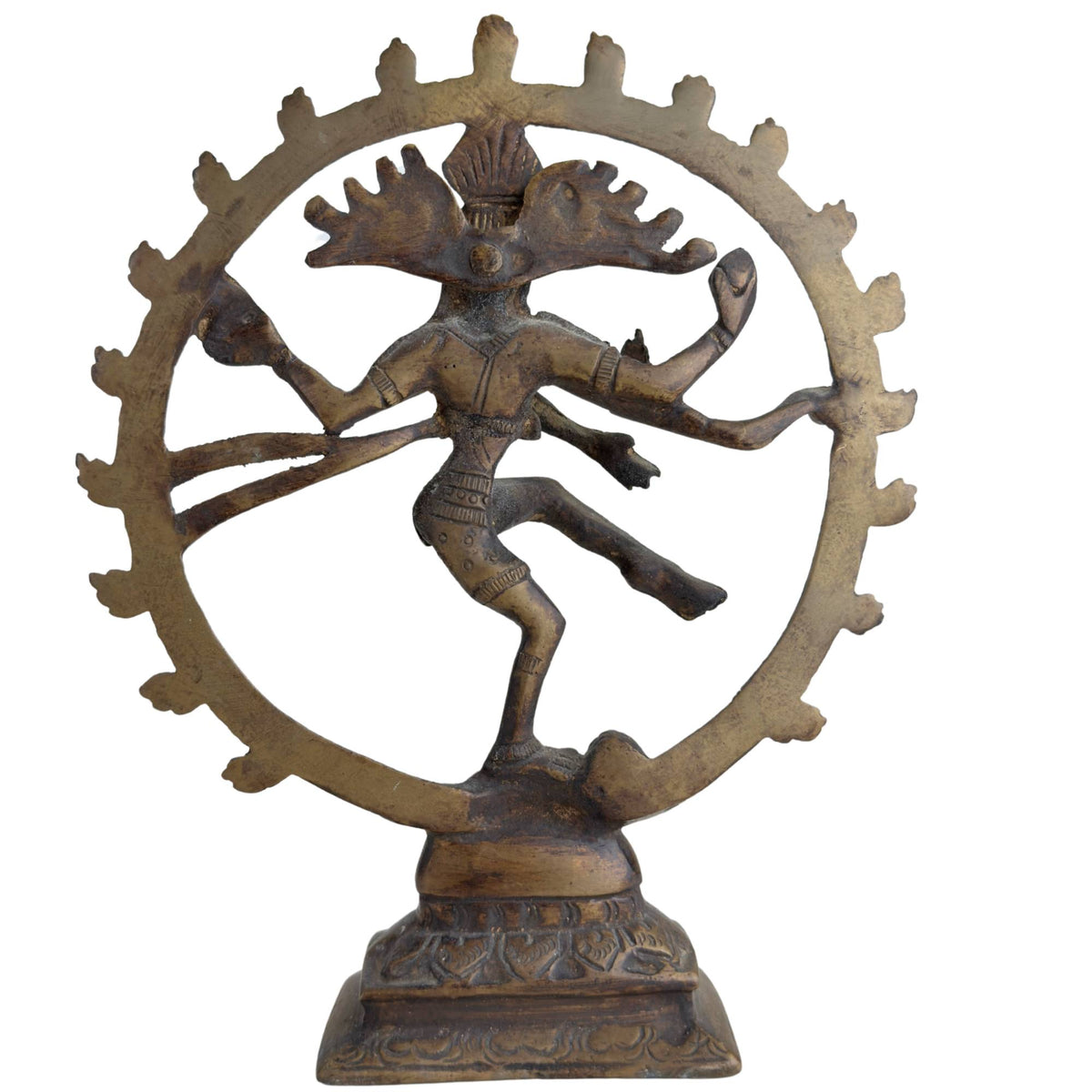 Indiaas bronzen Shiva Nataraja beeld – detail