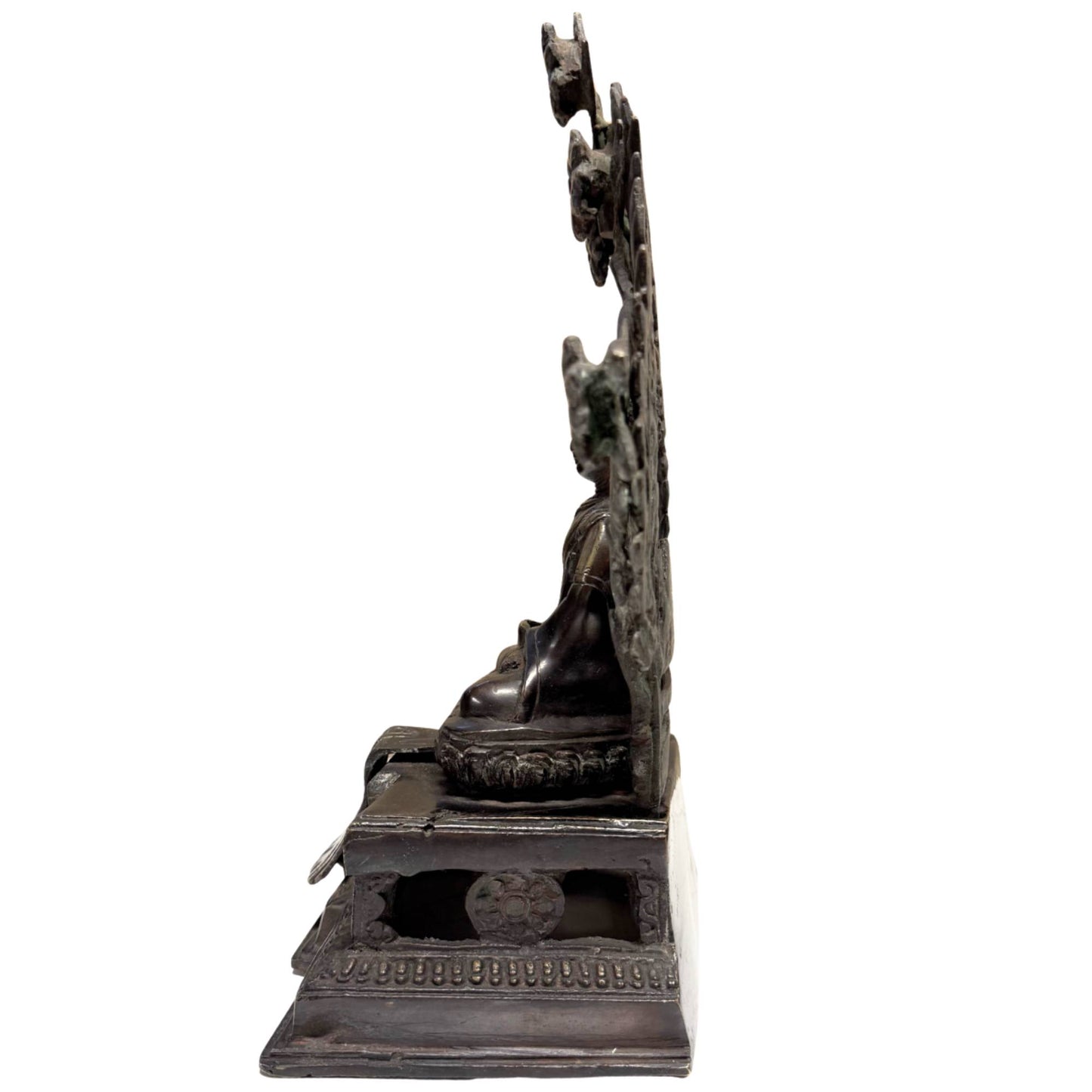 Museumwaardig Antiek Himalayabrons (Koninkrijk Mustang / Lo), 15e–17e Eeuw