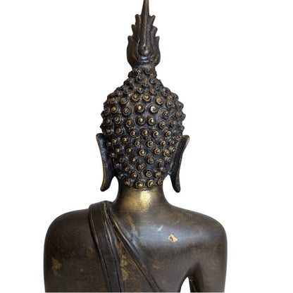 Grote Thaise Boeddha sculptuur van brons

