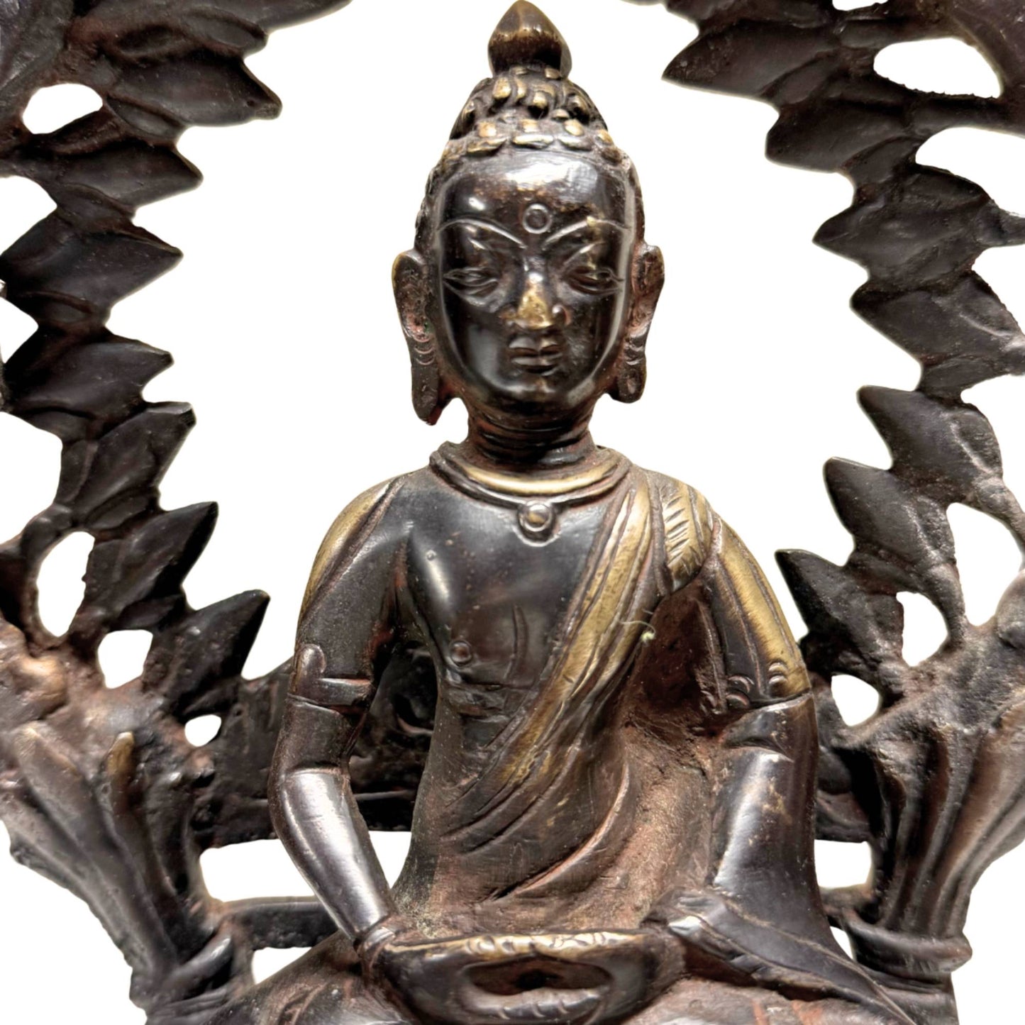 Museumwaardig Antiek Himalayabrons (Koninkrijk Mustang / Lo), 15e–17e Eeuw