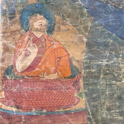 Monumentale Tibetaanse Sakya lineage thangka met Hevajra – opname 9