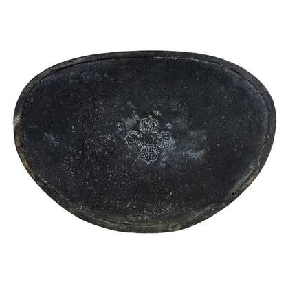 Tibetaans bronzen Bhaisajyaguru met blauwe ushnisha