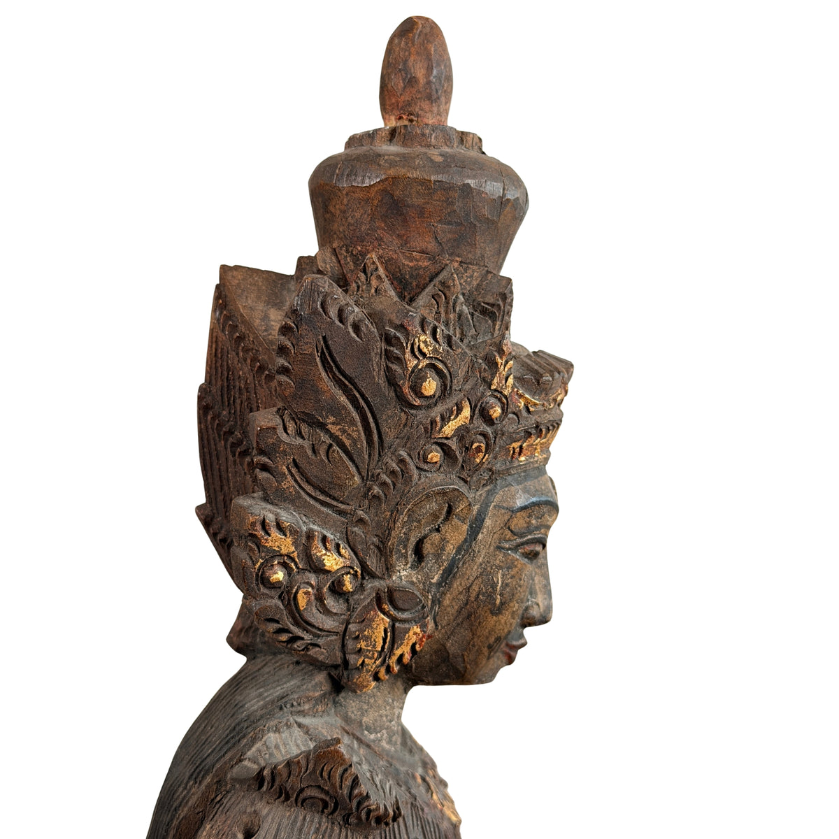Achterkant van de kroon, scheur in de koepel