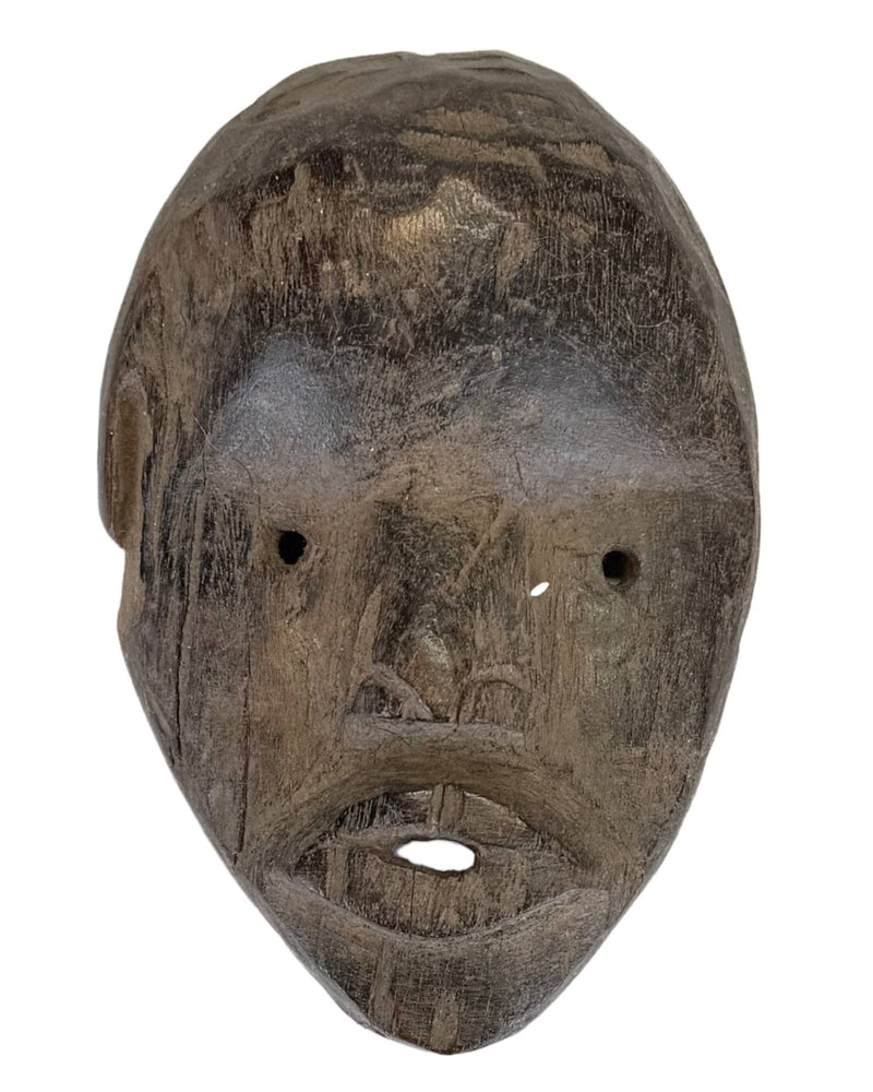 Oud Afrikaans Houten Masker Muurkunst