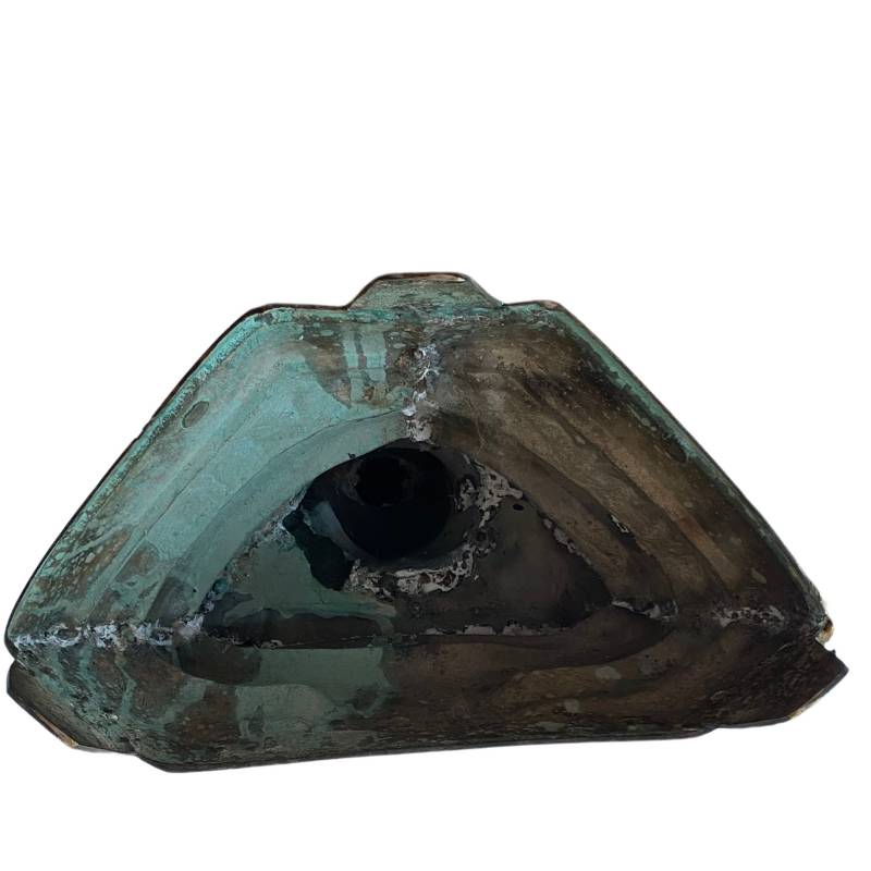 Groot antiek Boeddhabeeld uit Thailand in brons