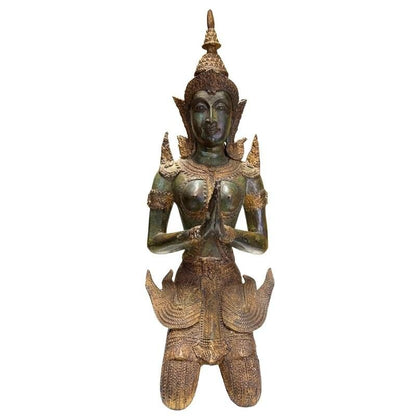 Thaise bronzen tempelwachters als antieke beschermfiguren uit de 19e eeuw