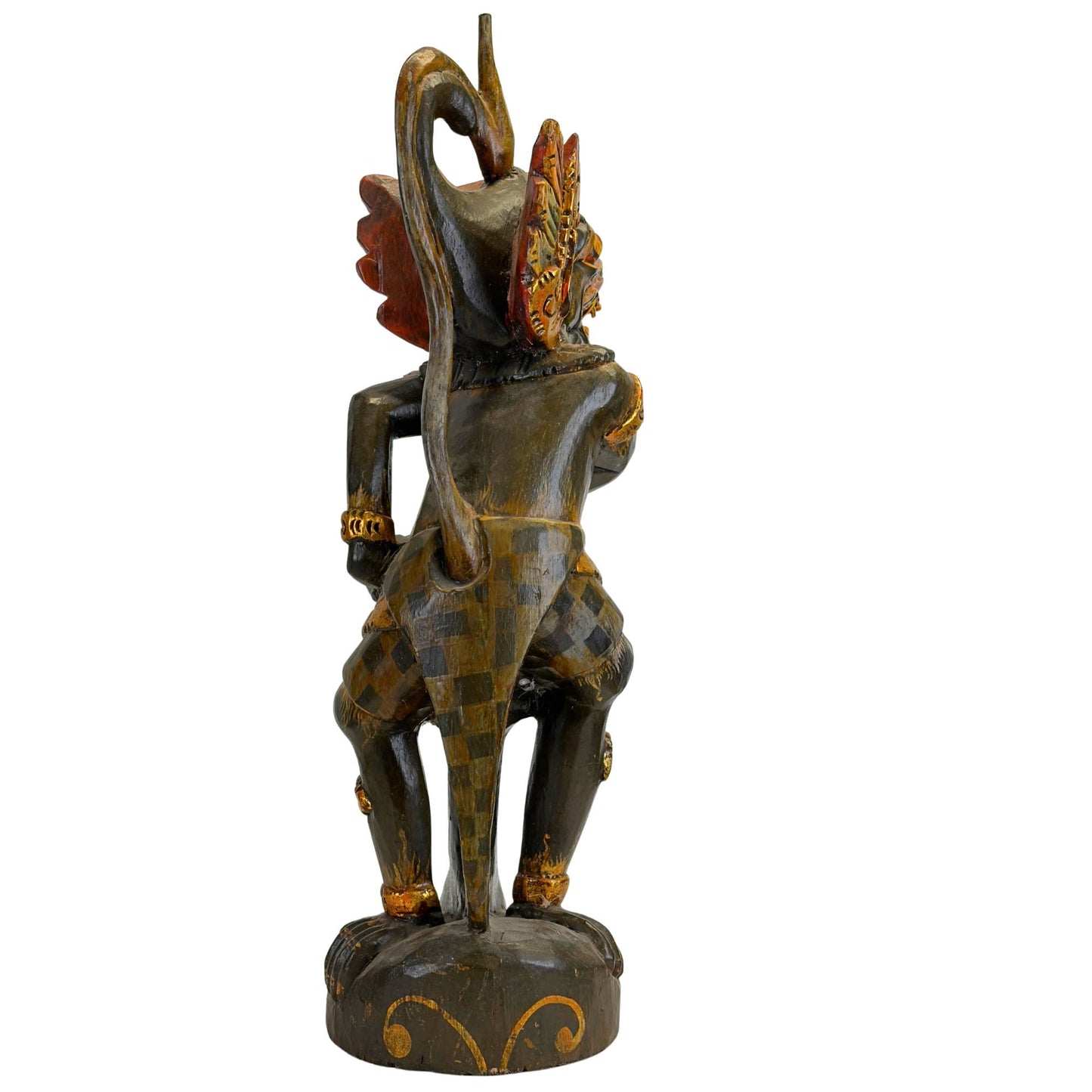 Antieke Balinese sculptuur vervaardigd als houder voor een keris