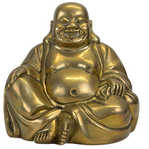 Antieke bronzen Budai — Late Qing-dynastie (ca. 1880–1912)