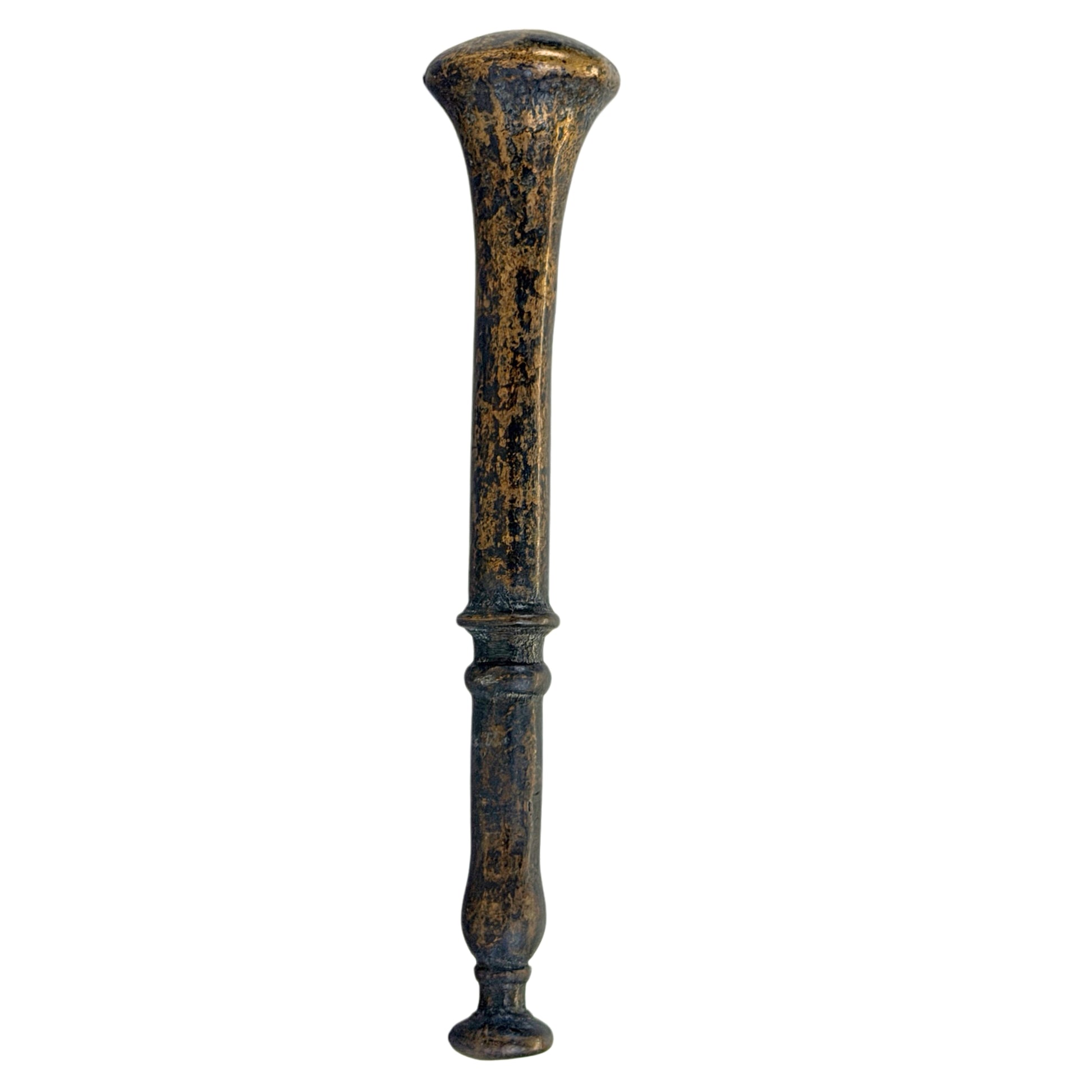 Originele bronzen stamper van Italiaanse 19e-eeuwse vijzel