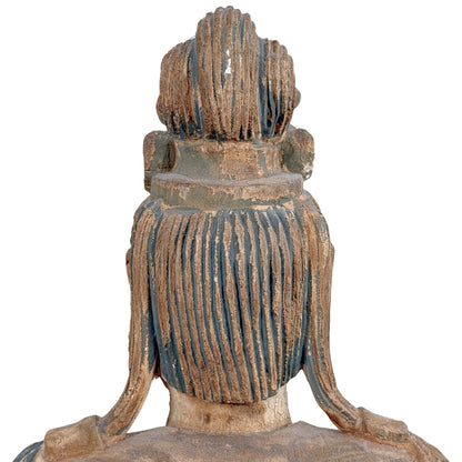 Antieke Chinese Guanyin, rechter zijaanzicht