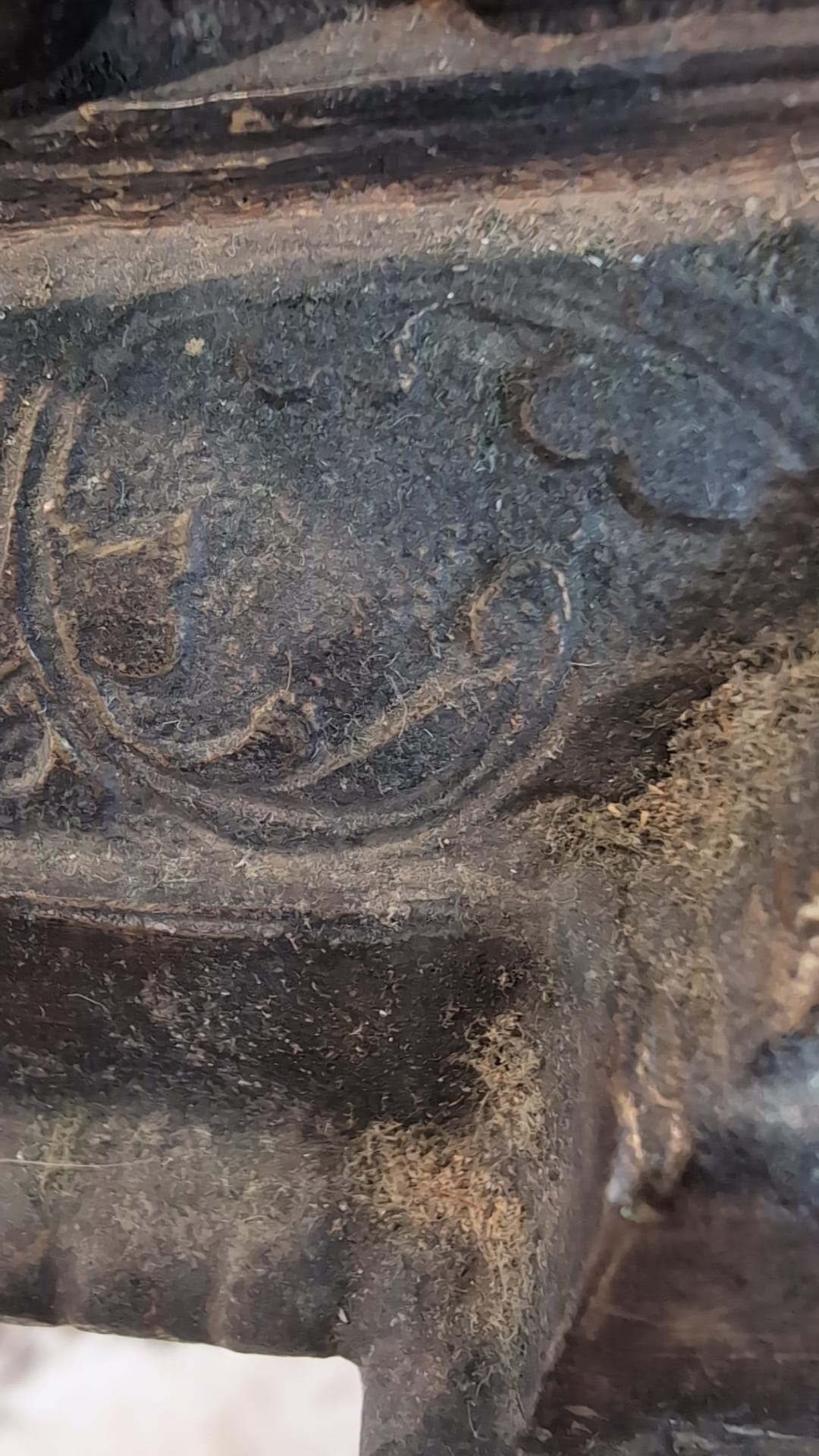 Antieke Himalaya bronzen Boeddha van hoge kwaliteit met patina