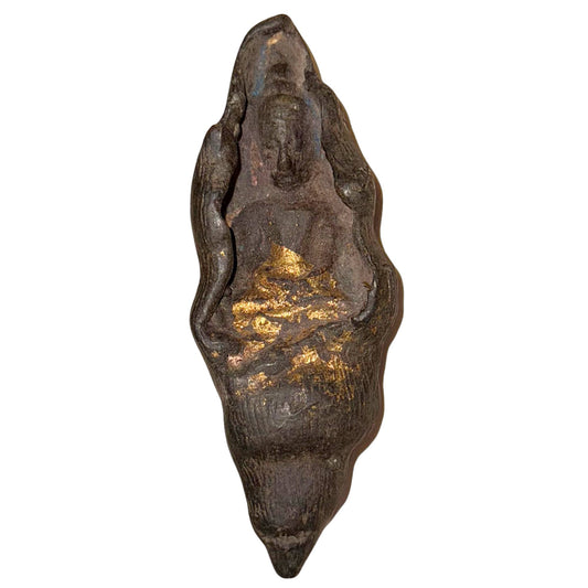 Antieke Thaise Sangkatchai Boeddha in conch schelp 18e-eeuw