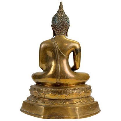 Achteraanzicht van de Thaise Rattanakosin Boeddha