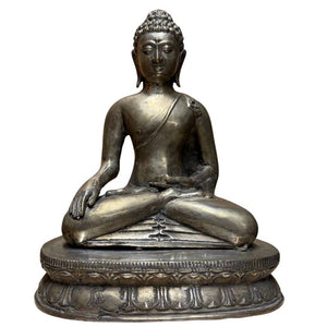 19e-eeuwse Mixed-Metal Shakyamuni Boeddha