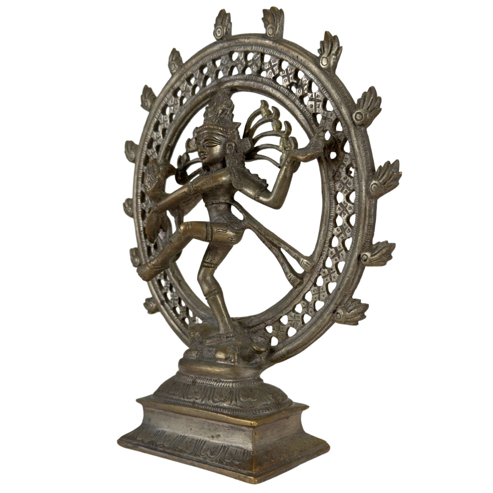 Authentiek Shiva Nataraja beeld uit India met traditionele uitstraling