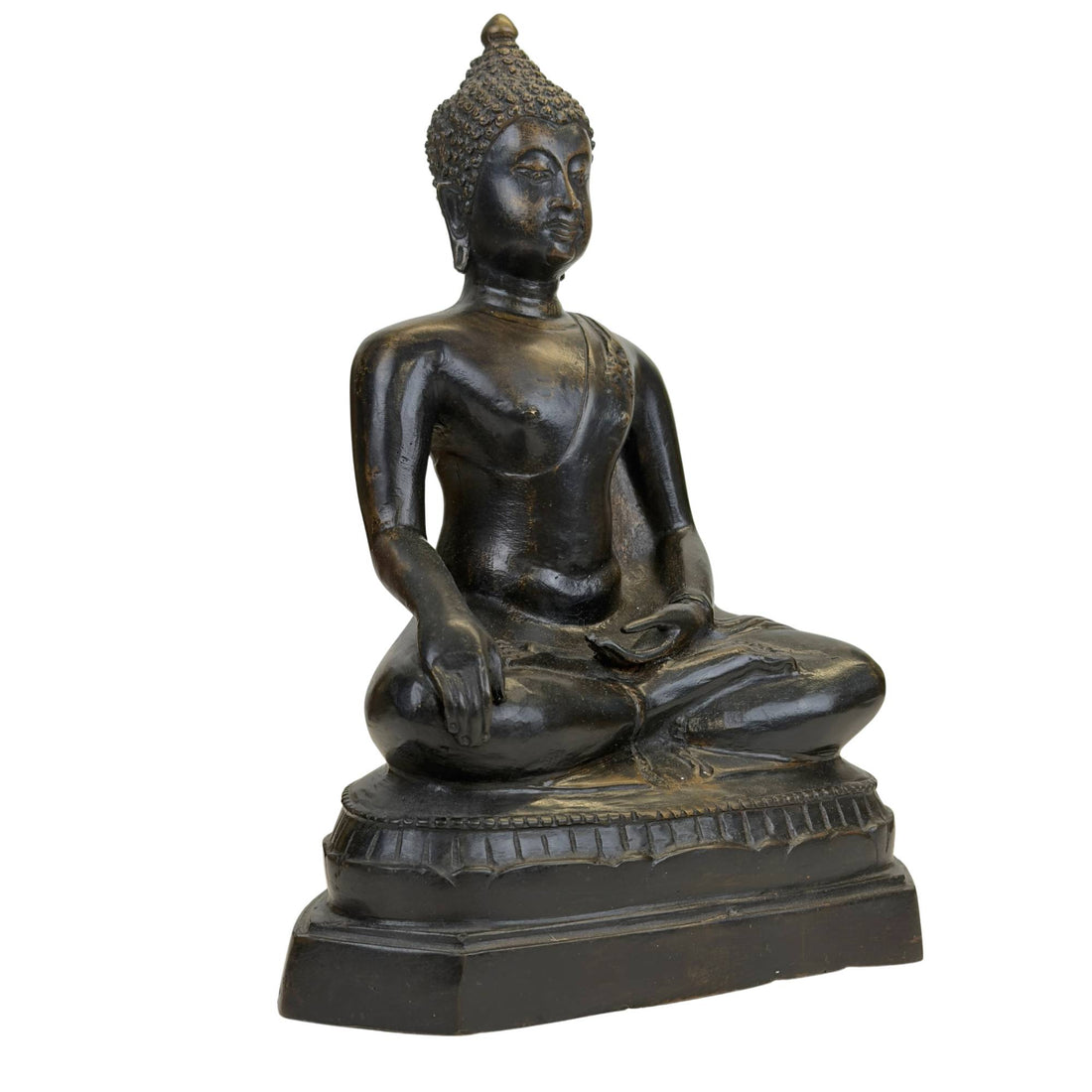 Authentische thailändische Bronze-Buddha-Statue im Rattanakosin-Stil