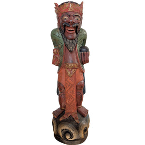Balinese Polychrome Dvarapala (Tempelwachter)