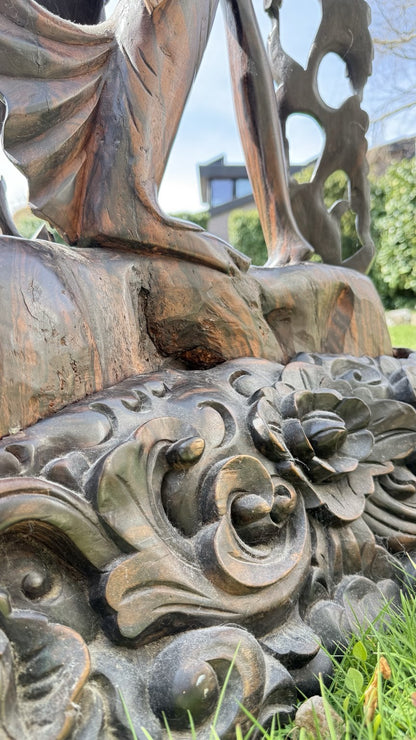 Monumentaal Balinees Coromandel beeld in Pita Maha-stijl – opname 3