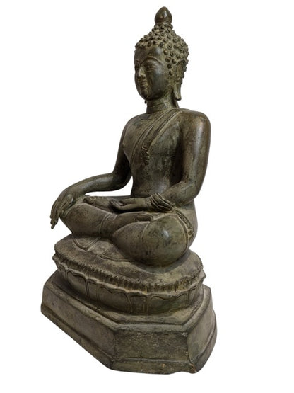 Bronzen Shakyamuni Boeddha uit Birma