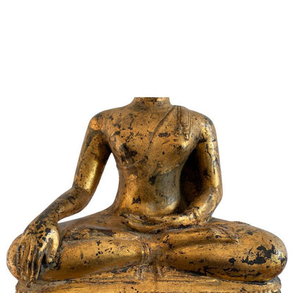 Birmaans Mandalay boeddhabeeld in brons van tempelkwaliteit, Lot 159