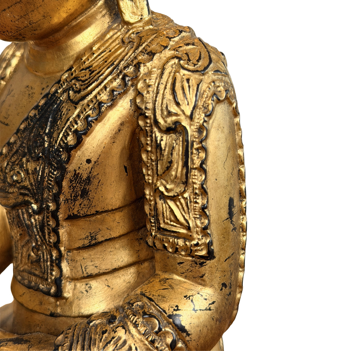 Schouder met sash en versierde bovenarm, detail