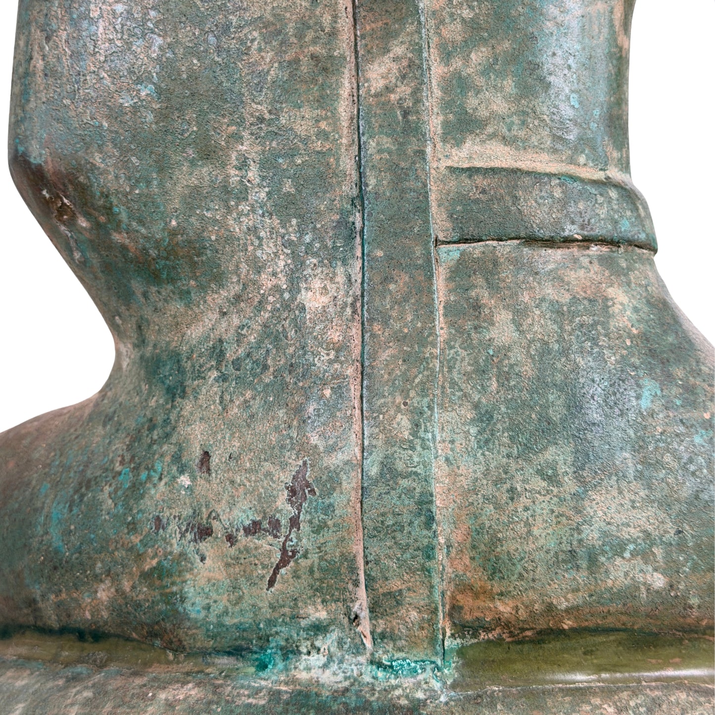 19e-eeuwse Birmese bronzen Shakyamuni Boeddha op olifantentroon – Lot 755 – opname 19