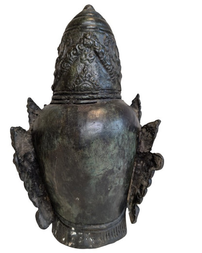 Boeddhistisch Bodhisattva hoofd van brons