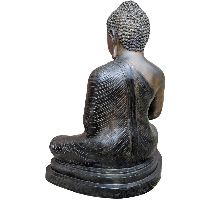 Theravada Boeddha uit Sri Lanka of Zuid-India in brons